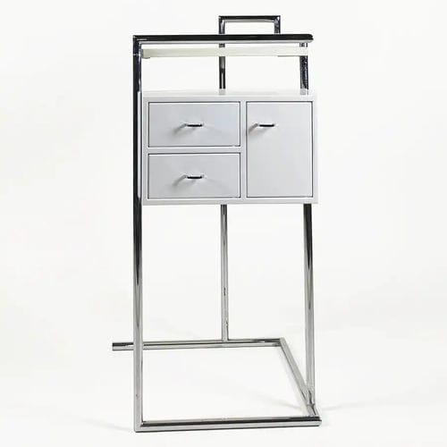 Mobile da toeletta contemporaneo - PETITE COIFFEUSE - Bernini Gallery - in MDF / in acciaio cromato / di Eileen Gray