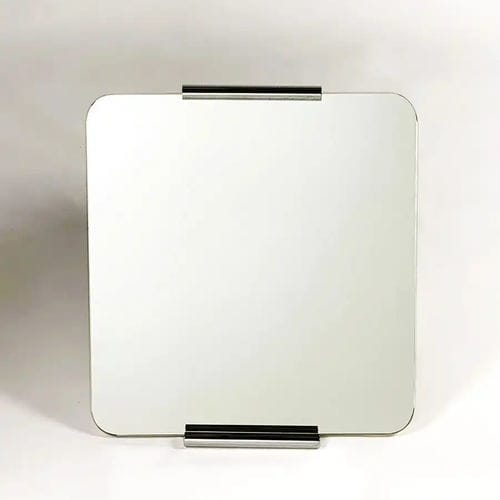 Specchio da appoggio - Bernini Gallery - contemporaneo / quadrato / in ottone cromato
