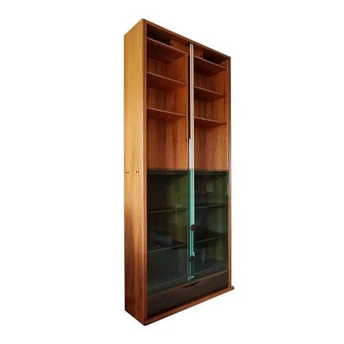 Libreria contemporanea - ZIBALDONE - Bernini Gallery - in noce / in vetro / in ottone