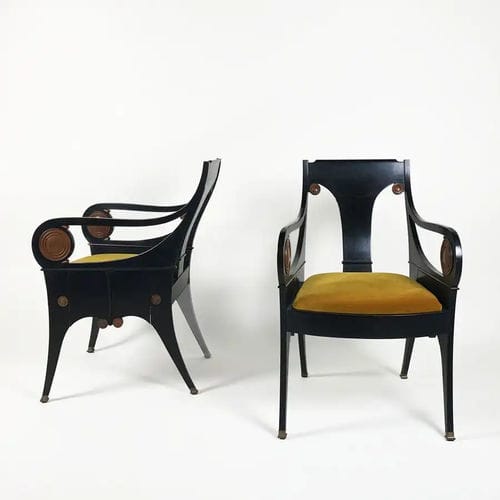 Sedia in stile - ELZA - Bernini Gallery - da interno / in tessuto / con supporto in faggio
