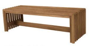 Panca da giardino contemporanea - CONSERVATORY - SUTHERLAND - in teak