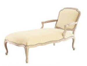 Chaise longue in teak - LOUIS SOLEIL - SUTHERLAND - bianca