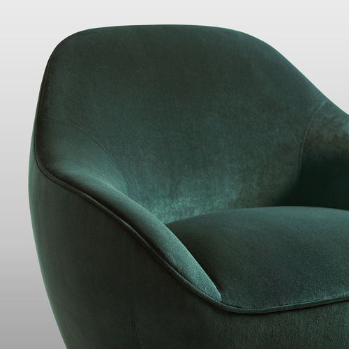 Tessuto da tappezzeria - VELLA  - BERNHARDT textiles - a tinta unita / in poliestere / antimacchia
