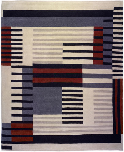 Tappeto contemporaneo - SMYRNA RUG - Christopher Farr - a motivi / in lana / rettangolare