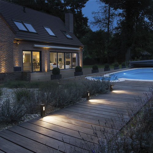 Lampioncino da giardino - STRATO - BEL-LIGHTING / TERZO-LIGHT - contemporaneo / in profilato di alluminio / LED