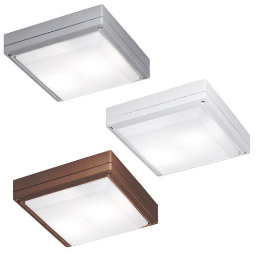 Plafoniera contemporanea - LEROS-K - BEL-LIGHTING / TERZO-LIGHT - quadrata / in alluminio / in policarbonato