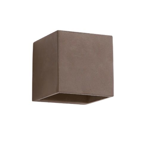 Applique contemporanea - SAMOS 1 - BEL-LIGHTING / TERZO-LIGHT - da esterno / in calcestruzzo / quadrata