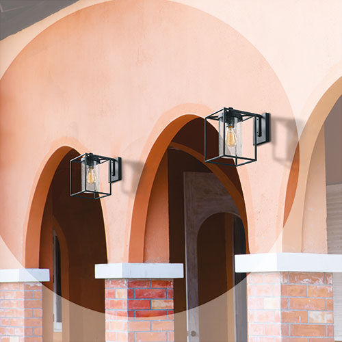 Applique classica - MATTY - BEL-LIGHTING / TERZO-LIGHT - da esterno / in vetro / quadrata