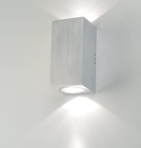 Applique contemporanea - CUBE 2L - BEL-LIGHTING / TERZO-LIGHT - da esterno / in alluminio anodizzato / a cubo