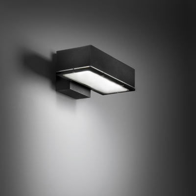 Applique contemporanea - SQUADRA D - BEL-LIGHTING / TERZO-LIGHT - da esterno / in alluminio / in vetro