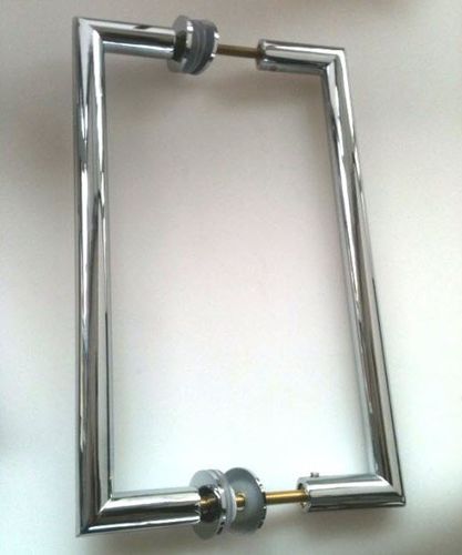Maniglia a tirante per porta a vetri - 57.71214.01 - Fonsegrive - in ottone cromato / contemporanea