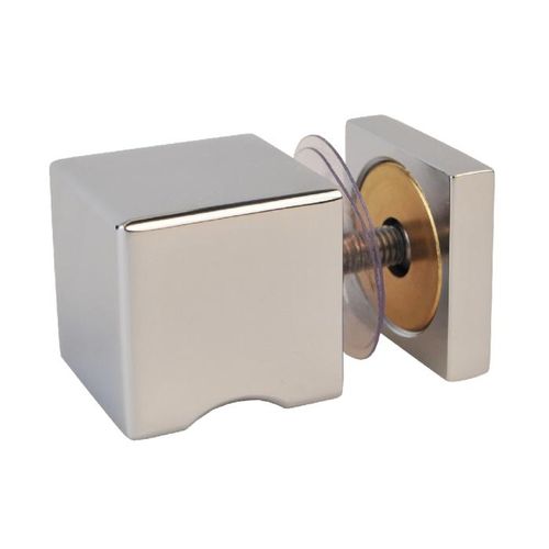 Pomello per porta contemporaneo - CUBIC : 15.05032.01 - Fonsegrive - in ottone cromato