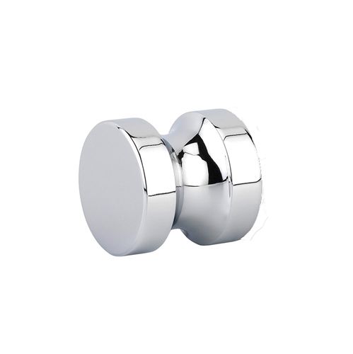 Pomello per porta contemporaneo - DIABOLO : 59.56301.01 - Fonsegrive - in ottone cromato