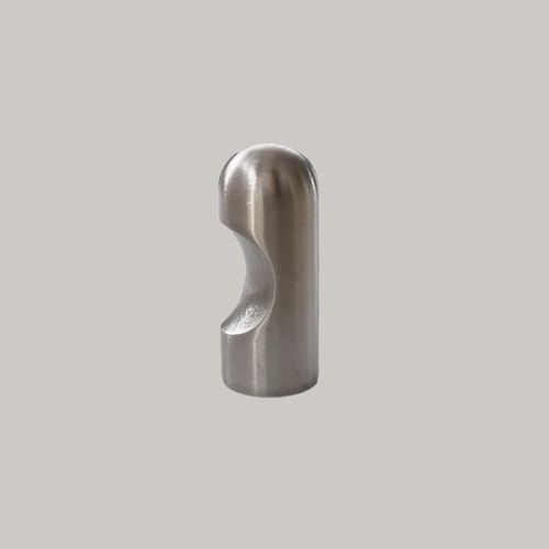 Pomello per porta contemporaneo - 59.89100.16 / 59.89140.16 / 59.89180.16 - Fonsegrive - in acciaio inossidabile spazzolato