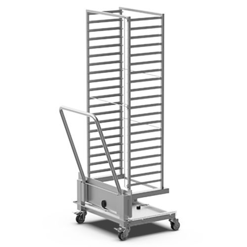 Carrello di servizio - XCV1001 - UNOX - per cucina professionale / in acciaio