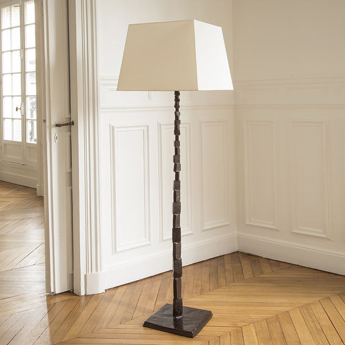 Lampada da terra - FRAGILE - Objet Insolite - in bronzo / classica / con cavo