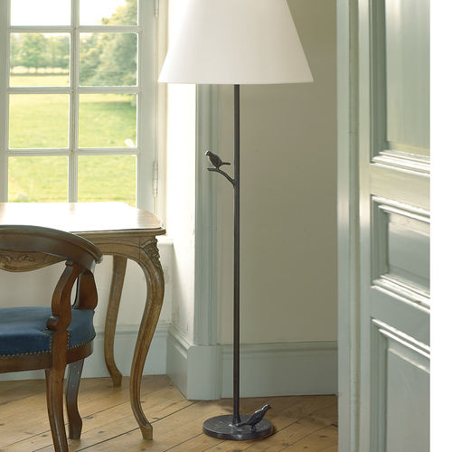 Lampada da terra - PLUME - Objet Insolite - in bronzo / classica / con cavo