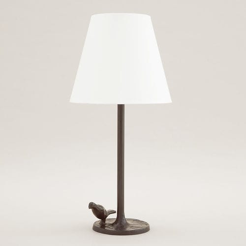 Lampada da tavolo - PLUME - Objet Insolite - in bronzo / classica / con cavo
