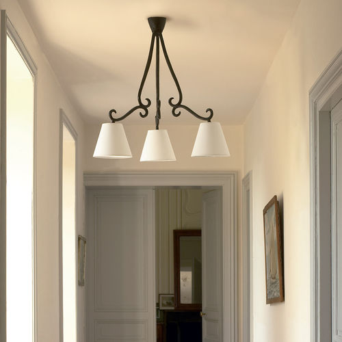 Lampadario classico - VOLUTE - Objet Insolite - in bronzo / con 3 punti luce / contract