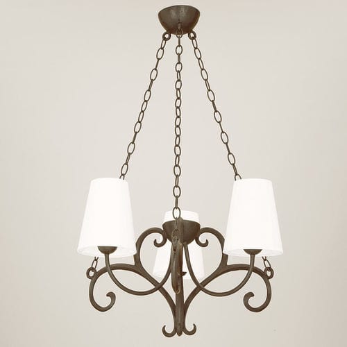 Lampadario classico - JULIET - Objet Insolite - in bronzo / con 3 punti luce / contract