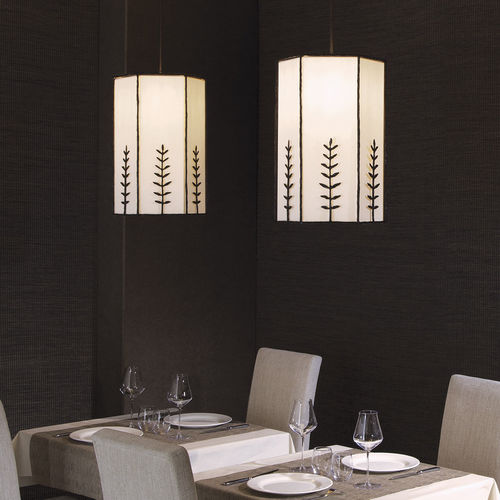 Lampada a sospensione - SOPHIA HEXA - Objet Insolite - in bronzo / Art Deco / con cavo
