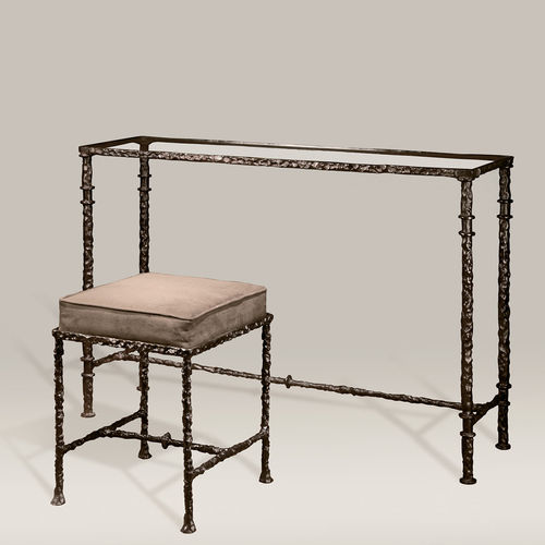 Consolle contemporanea - Roma H - Objet Insolite - in vetro / in bronzo / con supporto in metallo