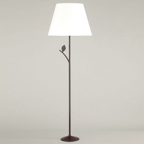 Lampada da terra - LEAF - Objet Insolite - in bronzo / in tessuto / contemporanea