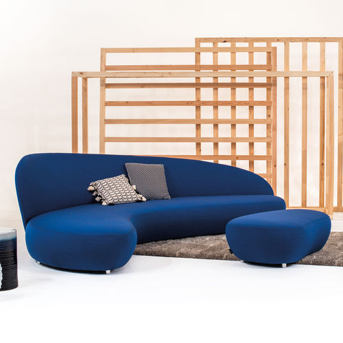 Dormeuse contemporanea - NEWTON - Neology - in tessuto / in pelle / contract