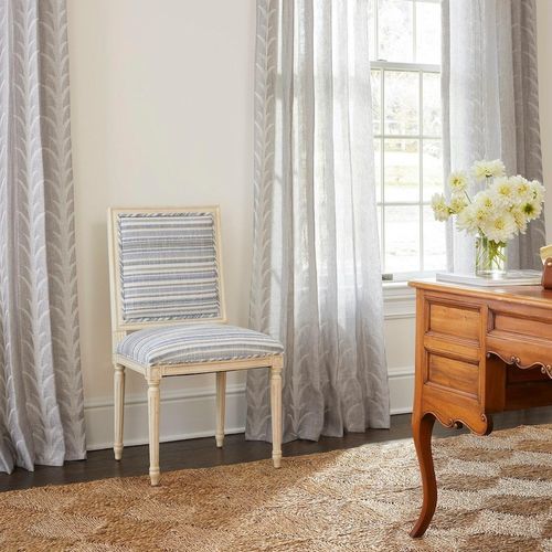 Tendina voile a motivi - ACANTHUS - F. SCHUMACHER & CO. - in lino / in poliestere / trasparente