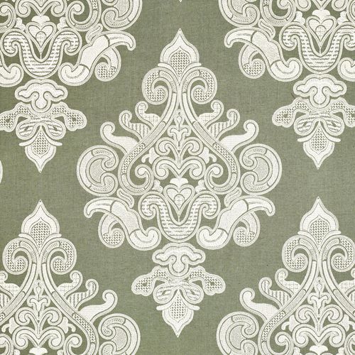 Tessuto da tappezzeria - ANGKOR EMBROIDERY   - F. SCHUMACHER & CO. - damasco / in poliestere / in lino