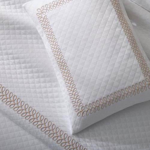Copripiumino in cotone - ASTOR BRAID MATELASSÉ  - F. SCHUMACHER & CO. - a motivi