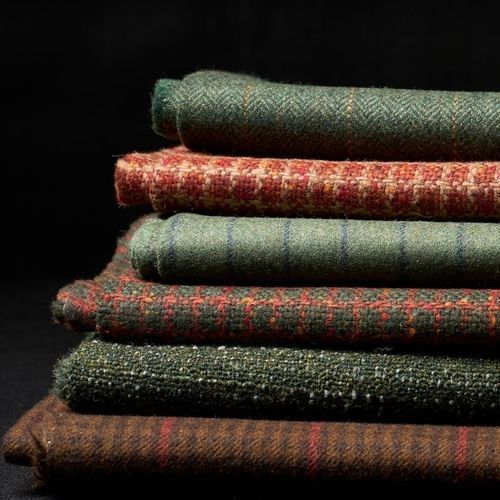 Tessuto da tappezzeria - THOMPSON MERINO WINDOWPANE    - F. SCHUMACHER & CO. - da parete / a quadretti / in lana