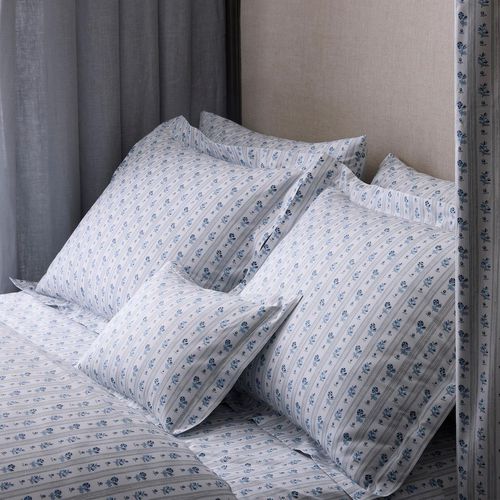 Cuscino rettangolare - CABANON STRIPE SHAM   - F. SCHUMACHER & CO. - quadrato / con motivi floreali / a righe