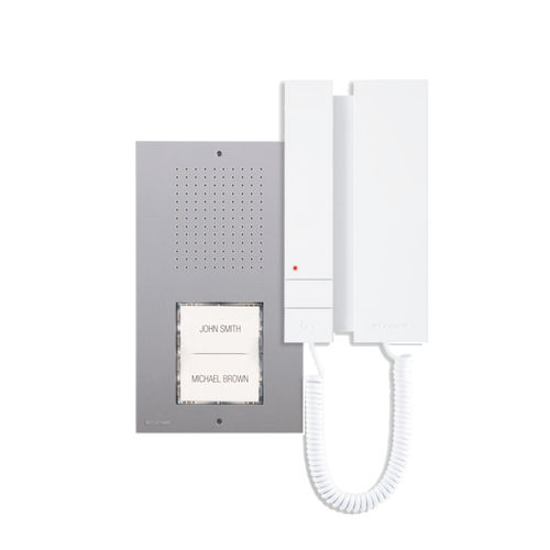 Citofono audio bianco - KCA5061B - Comelit - residenziale / da parete / da interno