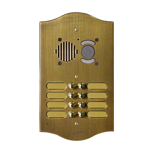 Videocitofono in ottone - 3240/4/RI/B - Comelit - da ufficio / residenziale / da incasso