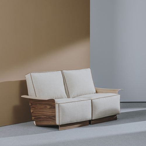 Divano contemporaneo - FOREST CLUB - Andreu World - indoor / in rovere / in noce