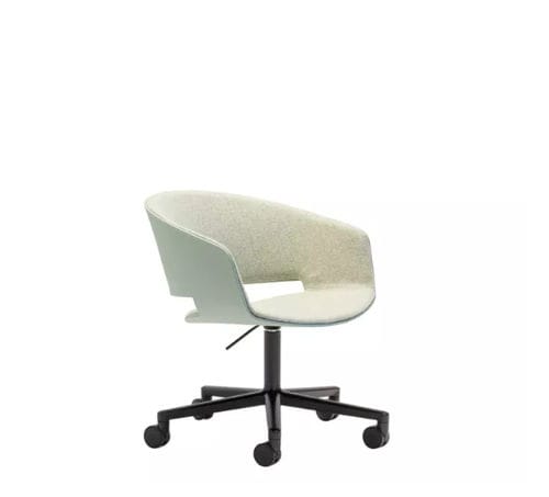 Sedia da ufficio contemporanea - RONDA - Andreu World - da interno / polimerica / in alluminio