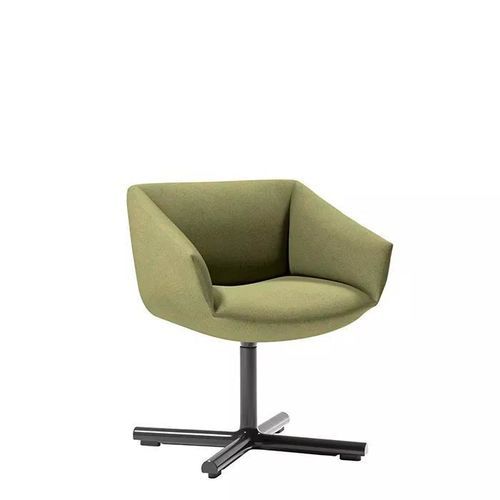 Poltrona contemporanea - SO2986 - Andreu World - in tessuto / imbottita / verde