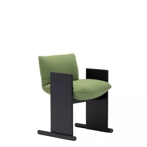 Poltrona contemporanea - SO2981 - Andreu World - in tessuto / in frassino / in legno