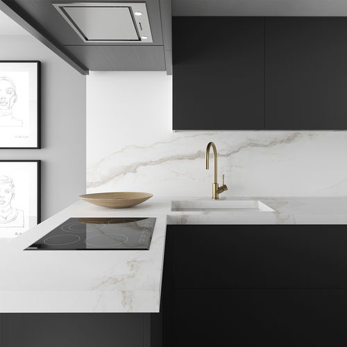 Piano di lavoro in gres porcellanato - LARSEN - INALCO - da cucina / da bagno / da esterno