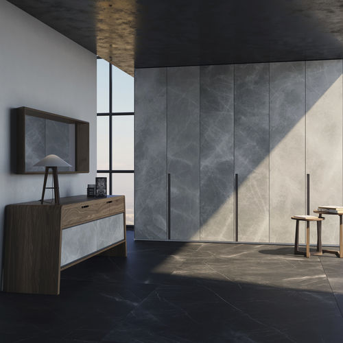 Piano di lavoro in gres porcellanato - STORM ITOP GRIS NATURAL - INALCO - da cucina / da bagno / da esterno