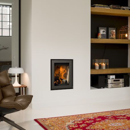 Camino multicombustibile - UNILUX-6  - Bellfires - a legna / da incasso / Faccia singola
