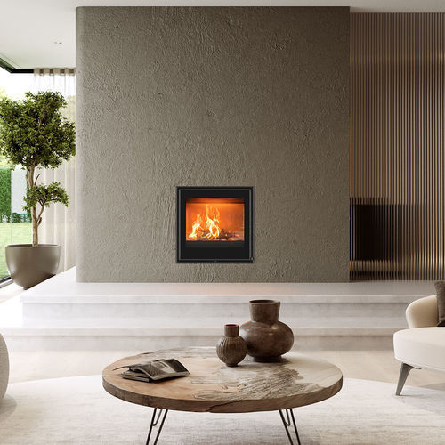 Inserto per camini a legna - CUATRO-7 COMPACT 70 - Barbas - in metallo / a convezione naturale / contemporaneo
