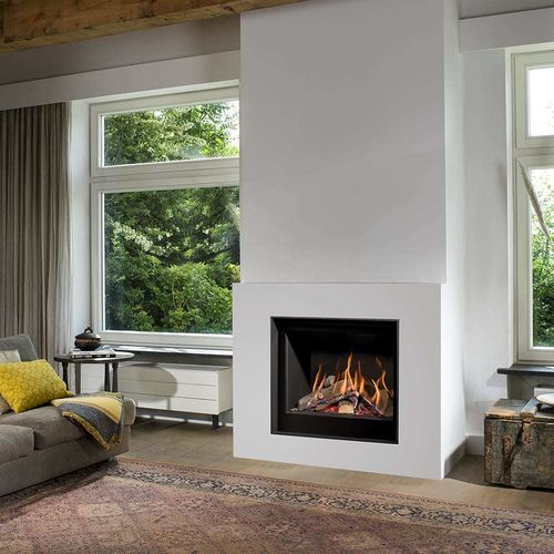 Inserto per camini a gas - SMART BELL 75-70 - Barbas - a gas naturale / in metallo / a convezione naturale