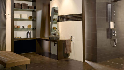 Piastrella in gres porcellanato - DOMUS - Keraben Grupo - levigata / da interno / da bagno