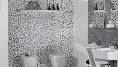 Mosaico in gres porcellanato - BLUES - Keraben Grupo - levigato / da interno / da bagno