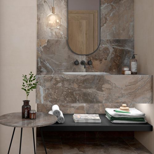 Piastrella in gres porcellanato - AT.LUSSO - PAMESA CERAMICA - lucida / da interno / da parete
