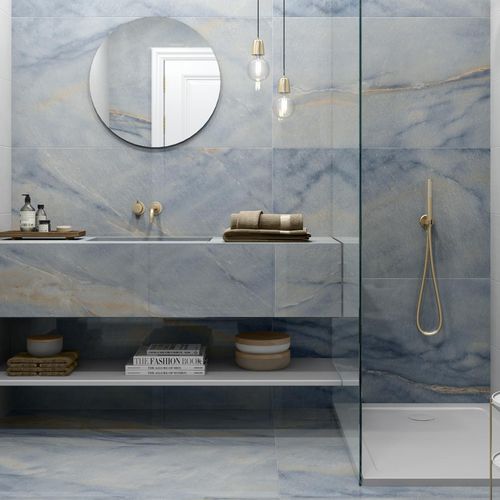Piastrella in gres porcellanato - AT.BAHIA - PAMESA CERAMICA - lucida / da interno / da parete
