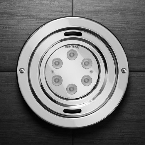 Luce ad incasso - PL600 - Fontana Fountains - LED / rotonda / IP68