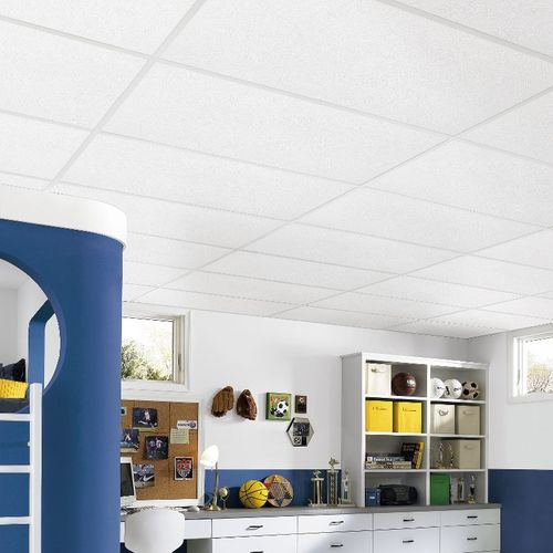 Controsoffitto in fibra di vetro - ESPRIT  - Armstrong ceilings - USA - a quadrotte / per ufficio / da interno